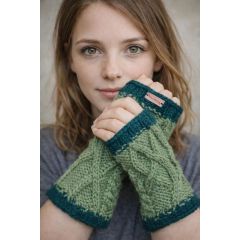 cable knit hand warmers